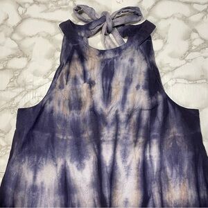 Anthropologie Moon River Tie Dye Sleeveless Mini Dress